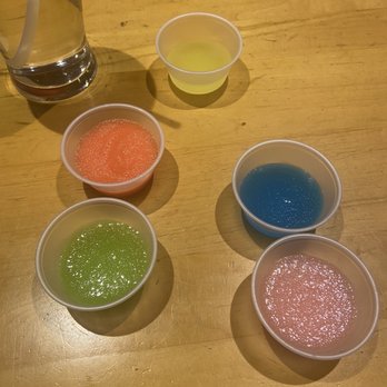 DCity Smokehouse - - Flavor slushies. Pick your poison and mix. Top to left n right favors:(Pineapple, tropical, blue Hawaii, green apple, pink lemonade) - Barbeque Near Me - Washington, DC, District of Columbia DCity Smokehouse - - Flavor slushies. Pick your poison and mix. Top to left n right favors:(Pineapple, tropical, blue Hawaii, green apple, pink lemonade) - Barbeque Near Me - Washington, DC, District of Columbia
