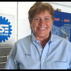 Chapman Auto Repair of Orange - this is Kristy the service manager at Chapman Auto Repair of Orange and she's super nice!
