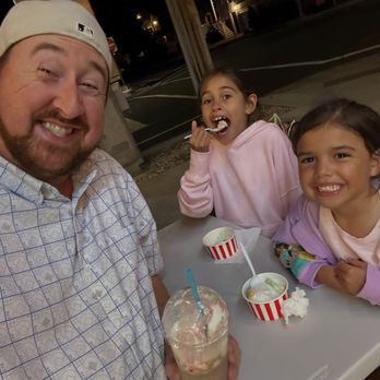 The Dugout - sitting outside at kids' table with my littles. - Ice Cream & Frozen Yogurt Near Me - Wildwood, New Jersey The Dugout - sitting outside at kids' table with my littles. - Ice Cream & Frozen Yogurt Near Me - Wildwood, New Jersey