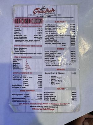 Menu photo 7 The Crawfish Lounge West Covina, CA Menu photo 7 The Crawfish Lounge West Covina, CA