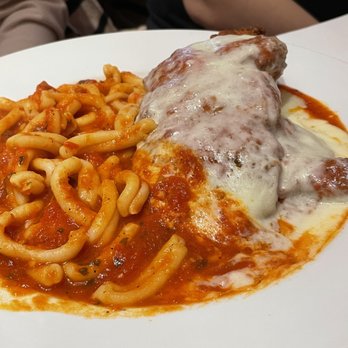 Casarecce - Chicken Parmigiana - Italian Near Me - Boston, Massachusetts