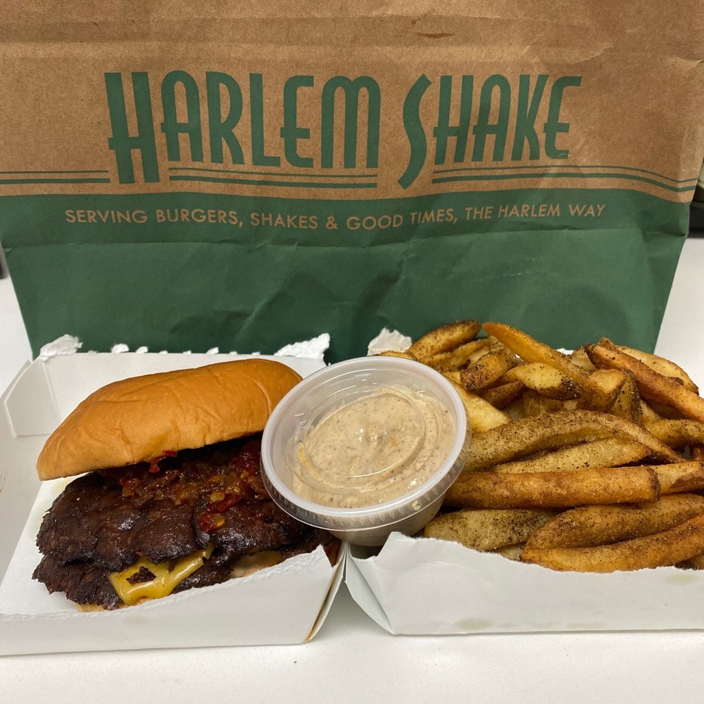 Harlem Shake - Hot Mess w/ Beef and Jerk Fries W/Jerk Mayo - American Near Me - New York, New York Harlem Shake - Hot Mess w/ Beef and Jerk Fries W/Jerk Mayo - American Near Me - New York, New York