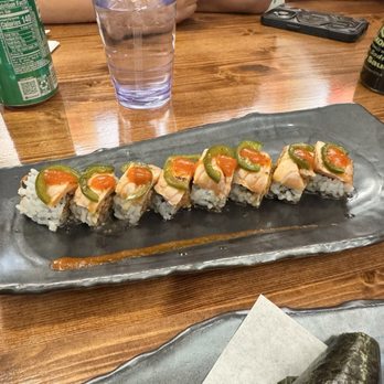 Gohan Bistro - Fire Torched Salmon Roll - Poke Near Me - Fayetteville, North Carolina Gohan Bistro - Fire Torched Salmon Roll - Poke Near Me - Fayetteville, North Carolina