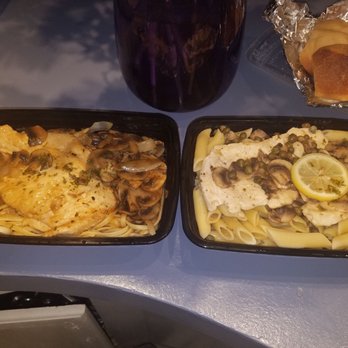 Enrico's - Chicken marsala and chicken picata and rolls. - Italian Near Me - Charlotte, North Carolina