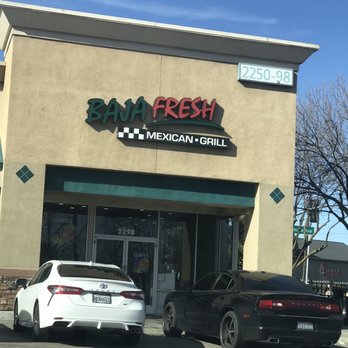 Baja Fresh - two cars parked in front of a restaurant - Mexican Near Me - Livermore, California
