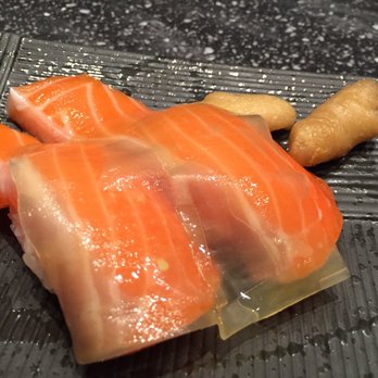 Sushi Murayama - King Salmon Nigiri - Sushi Bars Near Me - Honolulu, Hawaii Sushi Murayama - King Salmon Nigiri - Sushi Bars Near Me - Honolulu, Hawaii