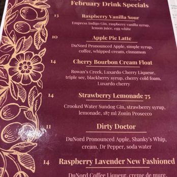 Olde Brick House - February Drink Menu - Irish Pub Near Me - Saint Cloud, Minnesota