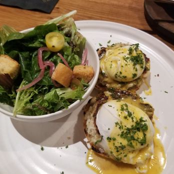 The Dearborn - Crab cake benedict - New American Near Me - Chicago, Illinois The Dearborn - Crab cake benedict - New American Near Me - Chicago, Illinois