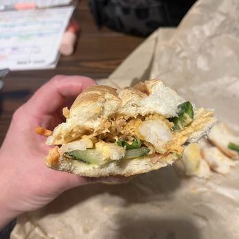 Blended Bistro & Boba - Volcano banh mi (tiny bit of shrimp) - Bubble Tea Near Me - Orlando, Florida Blended Bistro & Boba - Volcano banh mi (tiny bit of shrimp) - Bubble Tea Near Me - Orlando, Florida