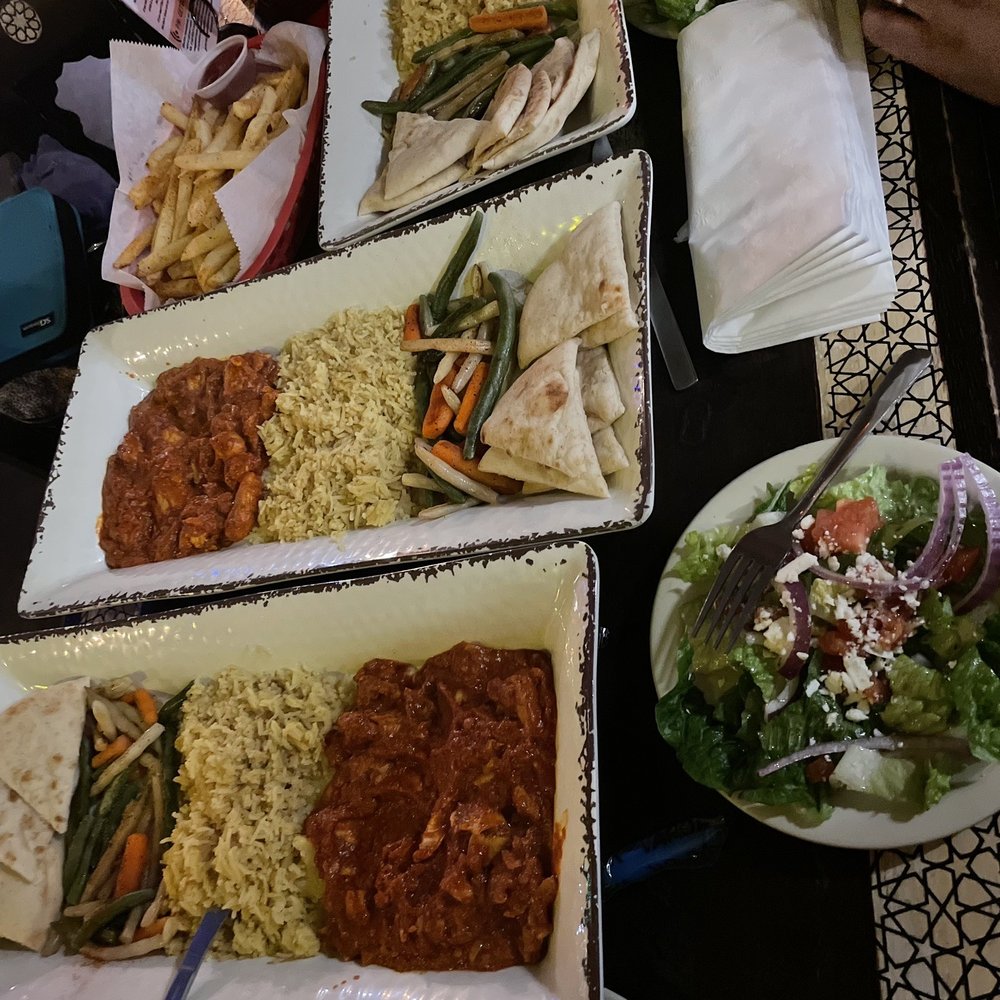 Butter chicken dinner