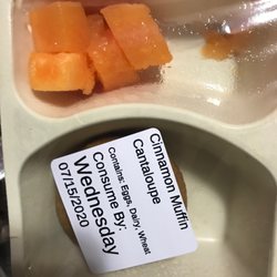 Gourmet Gorilla - Muffin dry, cantaloupe spoiled.