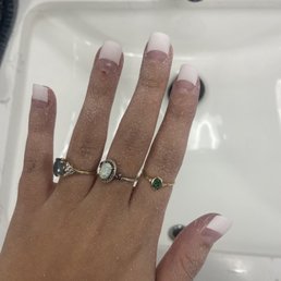 The "French tips" The "French tips"