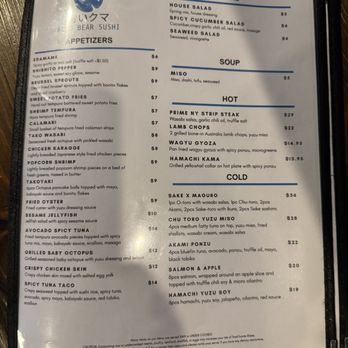 Bleu Bear Sushi - Appetizers, Soups and Salads - Sushi Bars Near Me - Bedford, Texas