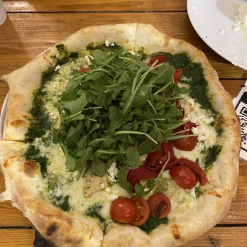 Amici 30A Italian Kitchen - Pesto pizza - Italian Near Me - Inlet Beach, Florida Amici 30A Italian Kitchen - Pesto pizza - Italian Near Me - Inlet Beach, Florida