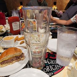 Jojo's Sports Bar & Grille - The outer glass is the first tall beer. Your second tall is the glass inside. They did this my first visit and again my second.