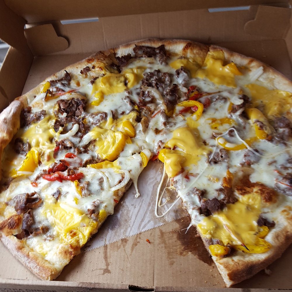 Cheesesteak Pizza, a winner Cheesesteak Pizza, a winner