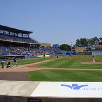 Norfolk Tides - View from my seat, Section: 108 Row: G Seat: 2. - Professional Sports Teams Near Me - Norfolk, Virginia