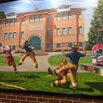 Firehouse Subs - This is a screen print they have on their main wall, opposite the menu. Cool tribute to the local university. - Fast Food Near Me - Cedar City, Utah Firehouse Subs - This is a screen print they have on their main wall, opposite the menu. Cool tribute to the local university. - Fast Food Near Me - Cedar City, Utah