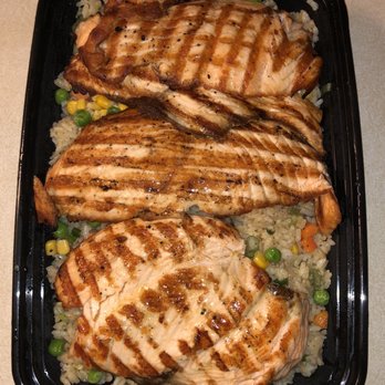 Fish King - Grilled salmon over rice - Seafood Markets Near Me - Glendale, California