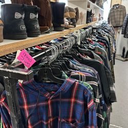 Clothing Closet - Great men's section.