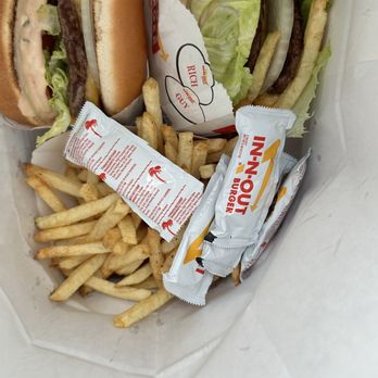 In-N-Out Burger - double double and fries - Fast Food Near Me - Arlington, Texas