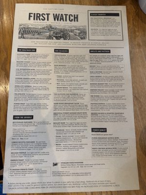 Menu photo 5 First Watch Troy, MI