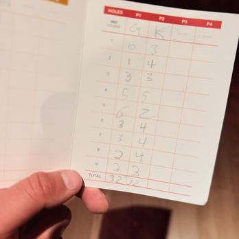 Holey Moley - Score card - Mini Golf Near Me - Santa Monica, California Holey Moley - Score card - Mini Golf Near Me - Santa Monica, California