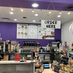 Cinnaholic - Menu/inside of store