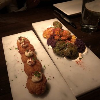 Salinas - Croquetas and Coliflor Al Yogurt (order both!!) - Spanish Near Me - New York, New York Salinas - Croquetas and Coliflor Al Yogurt (order both!!) - Spanish Near Me - New York, New York