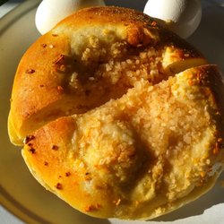 Bagelport - Bialy from Bagelport. 8/2022.