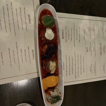 Grana - The meatball flight - Italian Near Me - Atlanta, Georgia