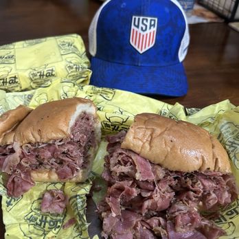 The Hat - Just like Ontario location I remember. Bomb giant sandwich. - Burgers Near Me - Las Vegas, Nevada The Hat - Just like Ontario location I remember. Bomb giant sandwich. - Burgers Near Me - Las Vegas, Nevada