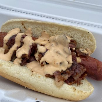 Chopp's Kitchen - Brisket hotdog - Food Trucks Near Me - Humble, Texas