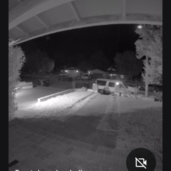 Secured By Danny - What we see on the camera at night. - Security Systems Near Me