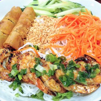 Pho 54 - Grilled shrimp vermicelli bowl w/ egg rolls. Hidden below is waaay too much lettuce. Noodles are cheap, don't give us filler. 3/5 - Vietnamese Near Me - Oklahoma City, Oklahoma Pho 54 - Grilled shrimp vermicelli bowl w/ egg rolls. Hidden below is waaay too much lettuce. Noodles are cheap, don't give us filler. 3/5 - Vietnamese Near Me - Oklahoma City, Oklahoma