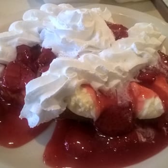 The American Diner - Cream cheese stuffed French toast with strawberries. - Diners Near Me - Reading, Pennsylvania