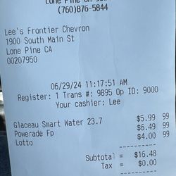 Lee's Frontier Liquor & Deli & Gas