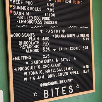 Birch Built Beanery - Food menu - Cafes Near Me - Astoria, New York