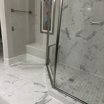 919-Tile  - Bathroom tile with new grout. - Grout Services Near Me