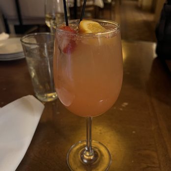 Brio Italian Grille - White peach sangria, $8 - Italian Near Me - Gilbert, Arizona