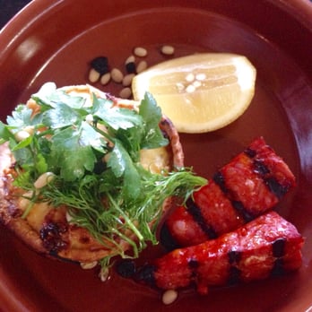 Giant Steps - Halloumi tart with chorizo - Wineries Near Me - Healesville, VIC