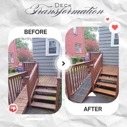 MDF Painting & Power Washing - Blessed Friday, everyone!
ANOTHER DECK TRANSFORMATION! Who would've known that your deck just needs to be power washed? CONTACT US NOW!