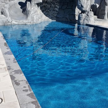 Keep It Clean Pool Service - 10 foot deep for making those dives from the water fall. - Pool Cleaners Near Me Keep It Clean Pool Service - 10 foot deep for making those dives from the water fall. - Pool Cleaners Near Me