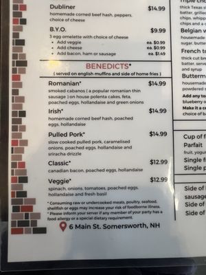 Menu photo 2 Breakfast Station Somersworth, NH Menu photo 2 Breakfast Station Somersworth, NH