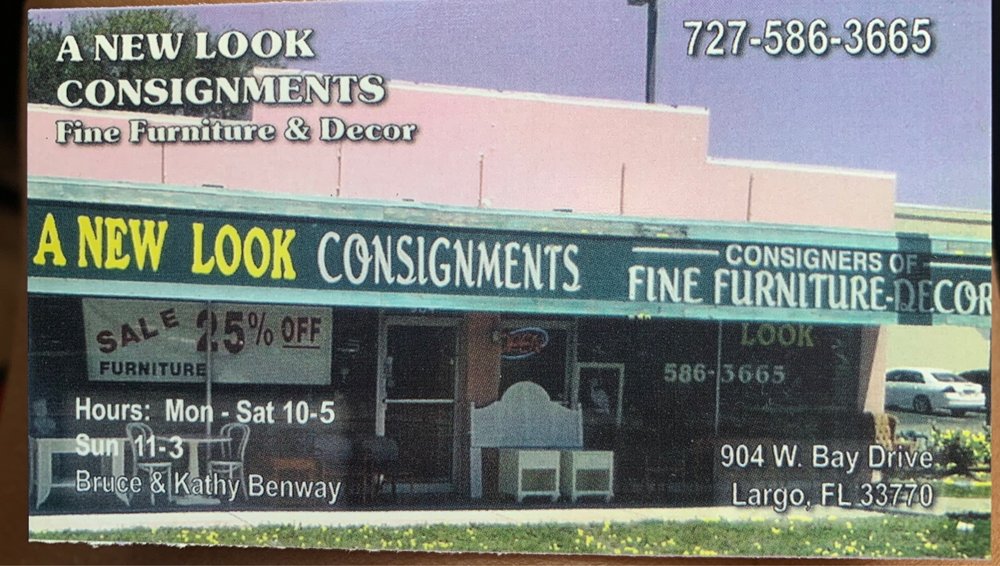 A NEW LOOK CONSIGNMENTS Updated September 2024 904 West Bay Dr