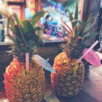 Cuckoo Coconuts Waikiki - Bar area with our Pineapples - Cocktail Bars Near Me - Honolulu, Hawaii Cuckoo Coconuts Waikiki - Bar area with our Pineapples - Cocktail Bars Near Me - Honolulu, Hawaii