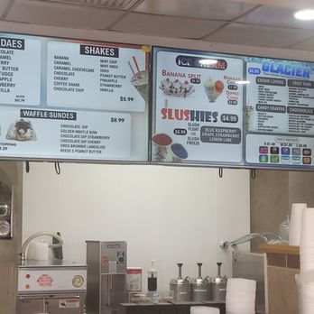 Burger Shack - Menu board - Ice Cream & Frozen Yogurt Near Me - Carmichael, California