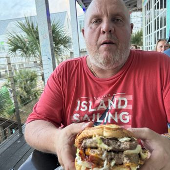 River City Cafe - 'OMG' Burger - American Near Me - Surfside Beach, South Carolina River City Cafe - 'OMG' Burger - American Near Me - Surfside Beach, South Carolina
