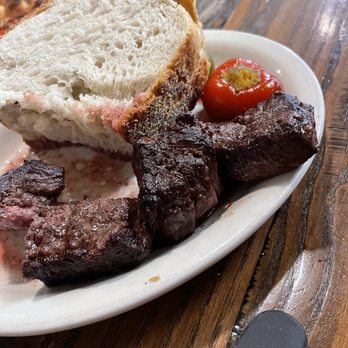Santarpio's Pizza - Steak tips - Pizza Near Me - Boston, Massachusetts