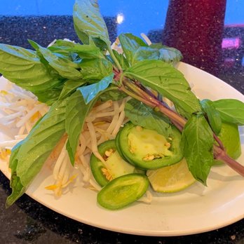 Pho 63 - Sides bean sprouts and mint - Vietnamese Near Me - Denver, Colorado